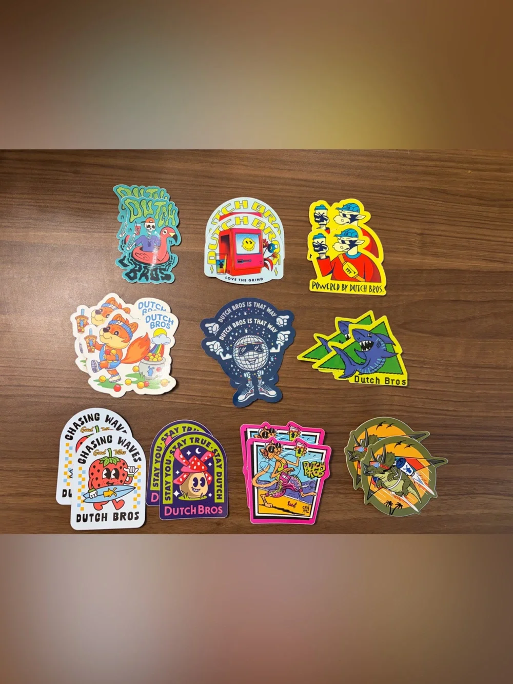 Dutch Bros Set of 20 Stickers